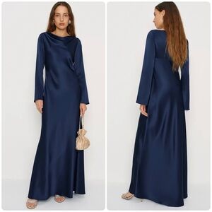 Reformation Pike Silk Maxi Dress